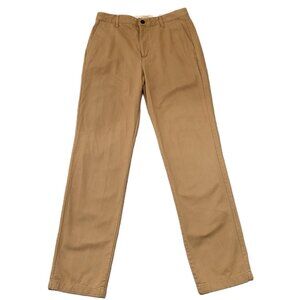 Dockers Mens Khaki Pants 32x34 Brown Stretch Straight Leg Casual Workwear